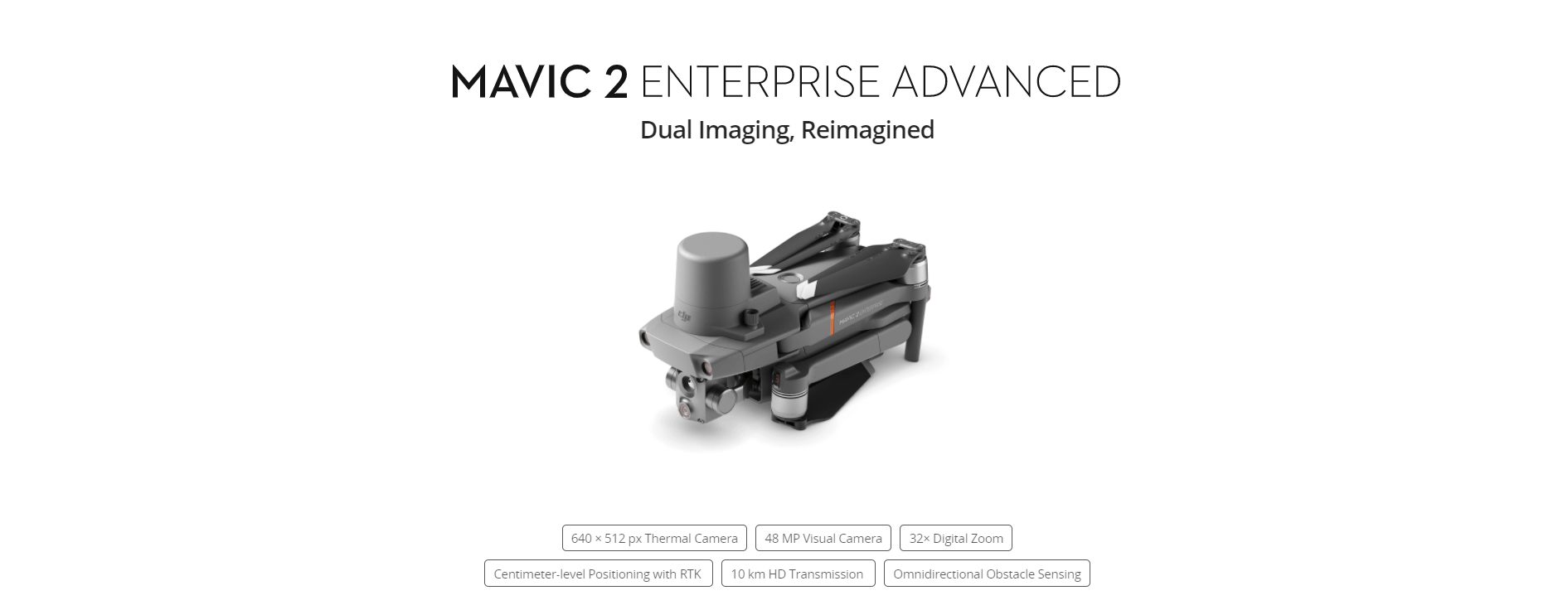 Mavic 2 Enterprise Advanced dronas